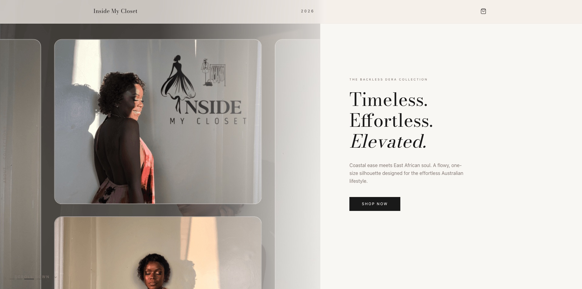 Inside My Closet fashion storefront preview